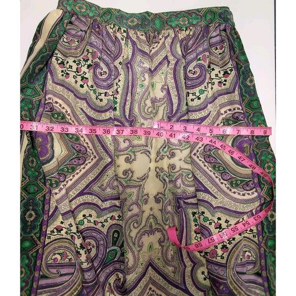 Samuel Robert Bye Peter Hatsi Handrea Multicolor Knee Skirt 10 - Picture 4 of 9